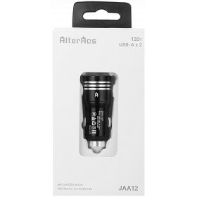 Автомобильное зарядное устройство Alteracs 2xUSB JAA12